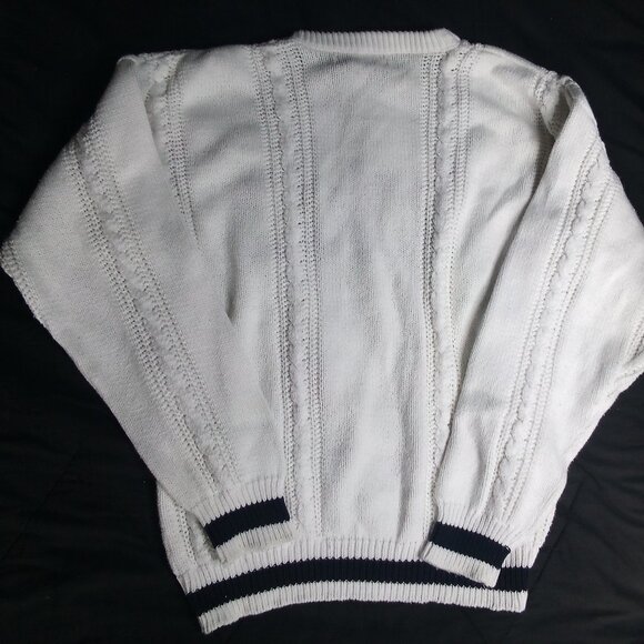 Vintage Golden Bear Jack Nicklaus Golf Cable Knit Crewneck Sweater - Picture 5 of 5